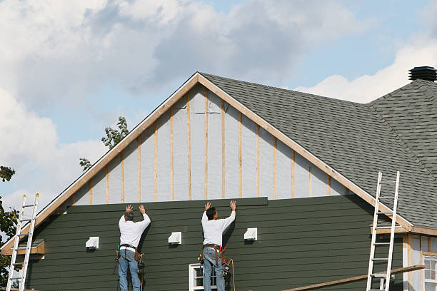 Professional Siding Repair technician working in Fuquay-Varina, NC